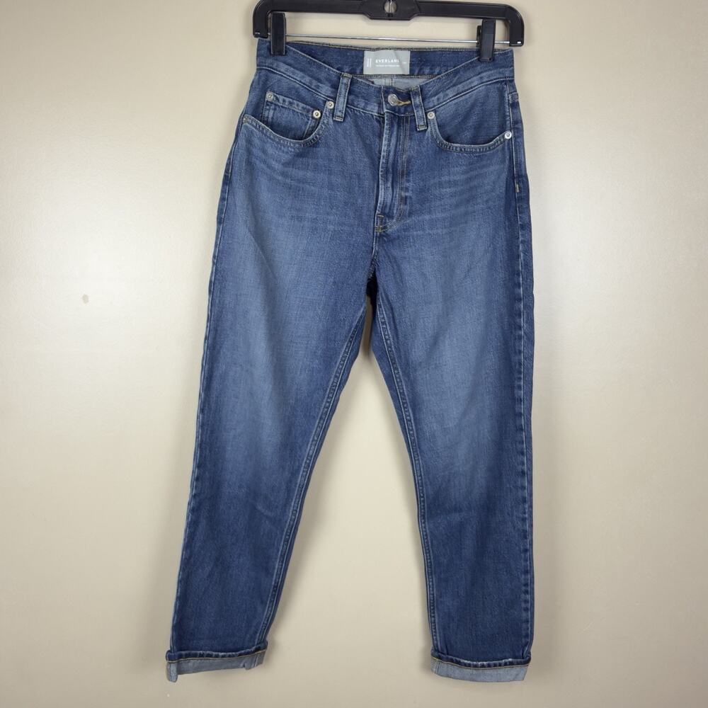 Everlane Super Soft Relaxed Jeans Women’s Size 25 Slim Fit Organic Cotton Denim